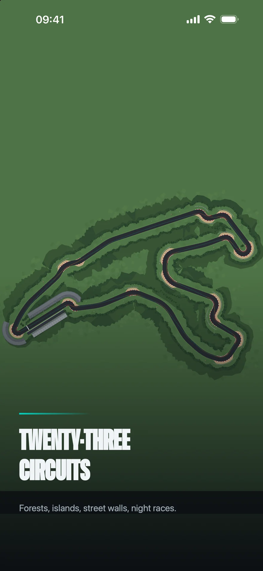 Ardennes Forest GP from above, the whole lap through the trees